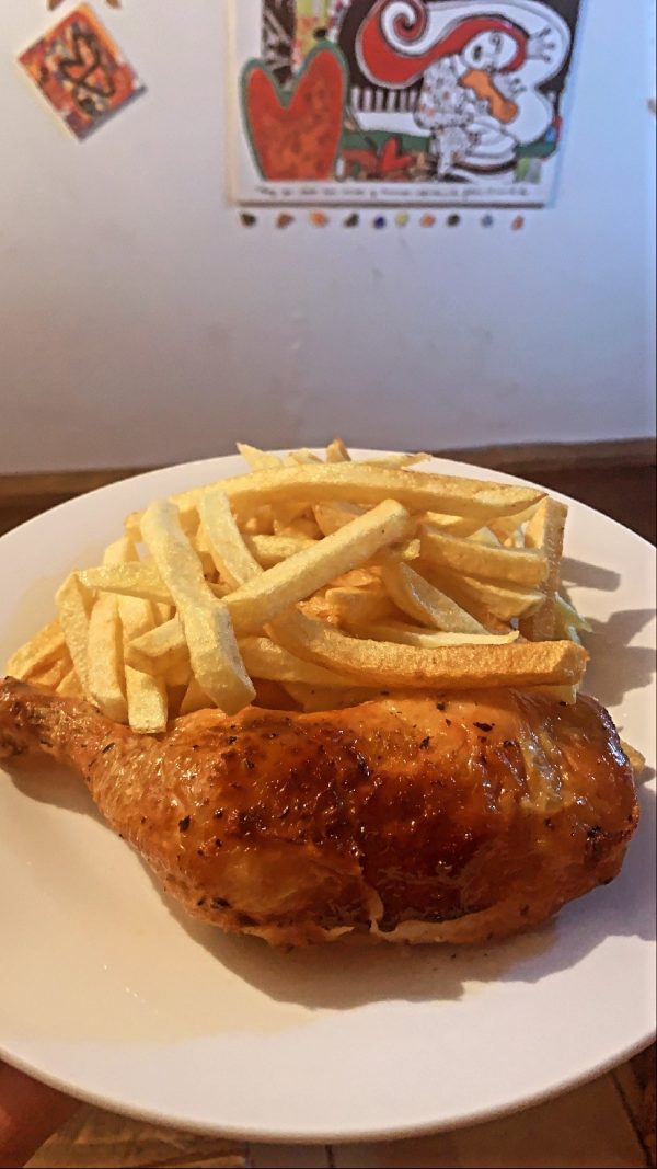 Pollo Asado Papas Fritas